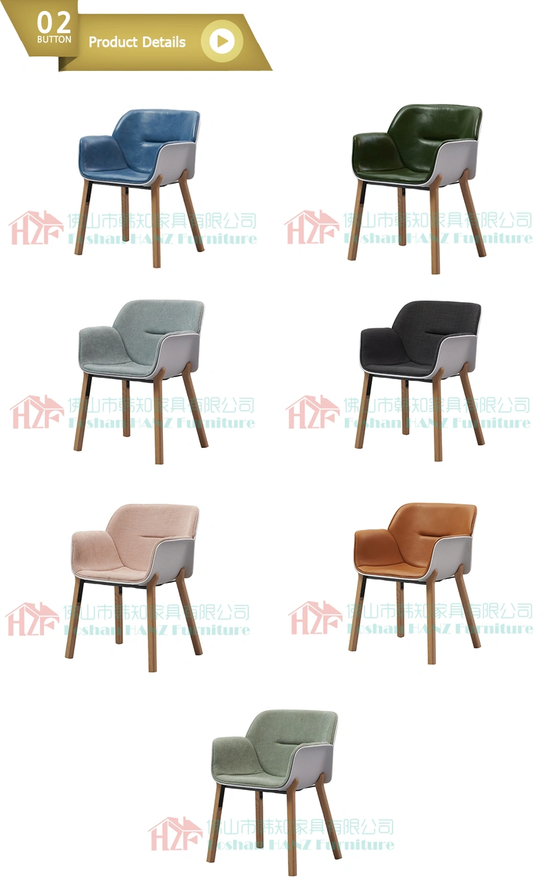 2019new Design Hotel Restaurant Dining Andrea Fabric Modern Dining Chair