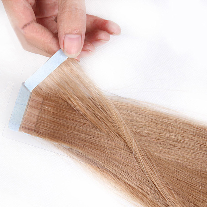 100% Virgin Remy European Tape Hair Extension, Wholesale Invisible  Double Drawn Remy Tape In Human Hair Extension