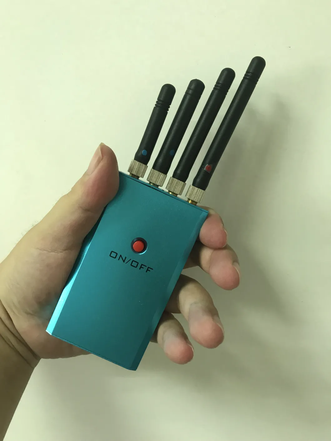 Mini Portable Blue Cellphone Signal Jammer/WiFi Jammer Blocker