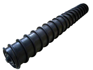 Steel spiral return roller