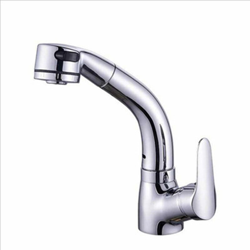 Bộ mở rộng Chrome Brass Pull Down kéo ra Mixer với vòi Spout Kitchen