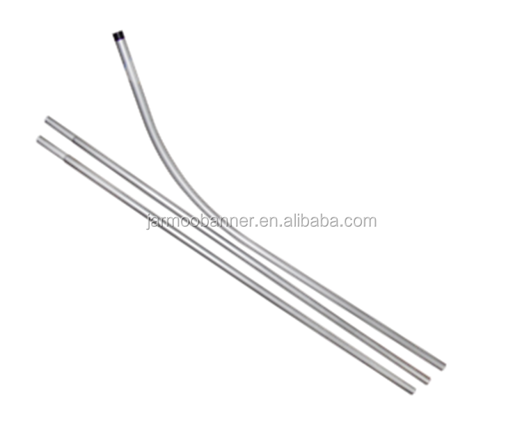 Stock 3.4m Aluminium And Fiberglass Teardrop Flag Poles