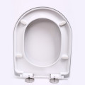 White Plastic Bathroom Smart Toilet Seat Cover