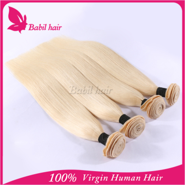 Wholesale virgin blonde hair unprocesse malaysian weaving hair