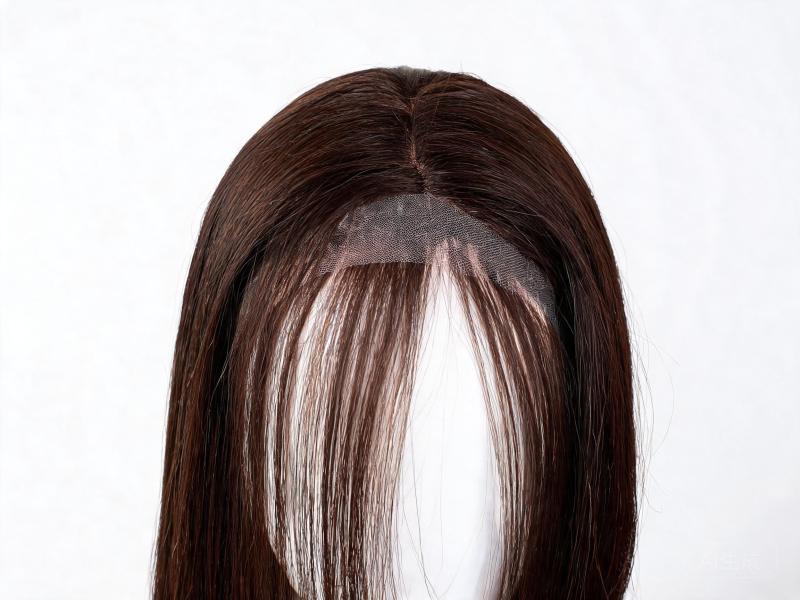 Dark Brown Straight Lace Front Wig 100% Human Hair
