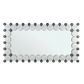 Miroir en verre de salle de bain anti-buas avec LED