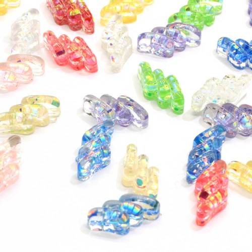 Shine Glitter Pastel Colorful Spinkle Resin Beautiful Miniature Charms Pretty Stickers Flat Back Crafts για Διακόσμηση DIY