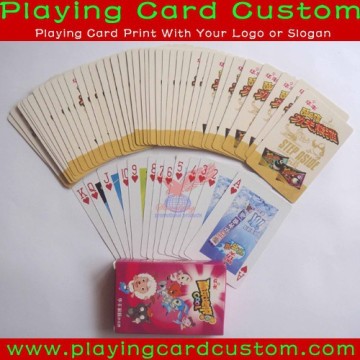 advertising game card