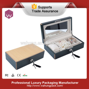 China manufacturing fancy wooden jewellery boxes, jewellery gift boxes(WH-1922-1)