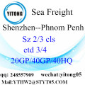 Shenzhen Seefracht nach Phnom Penh