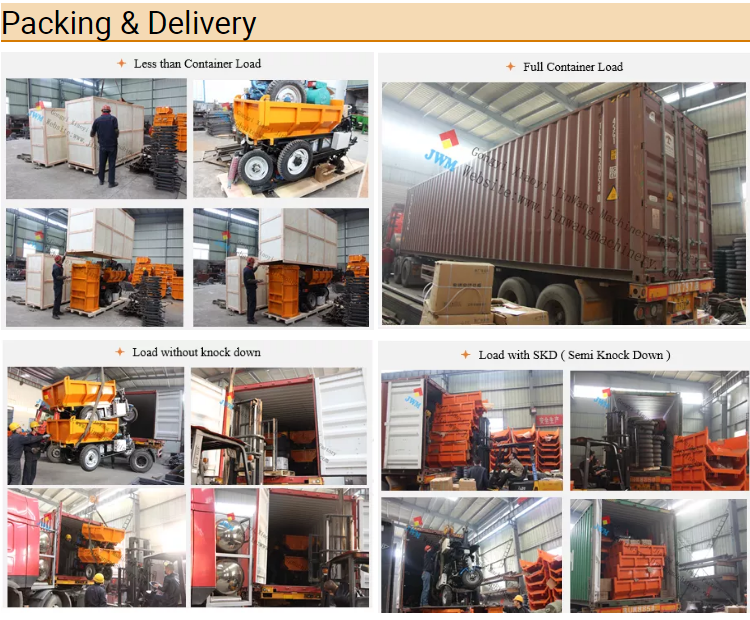 Reliable Electric Mining Tricycle Packaging