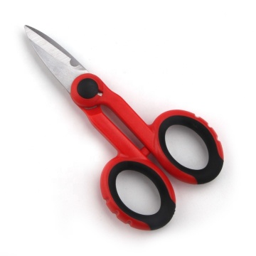 Professional Hand Tools Electrical Wire Cutting Scissors with Soft Grip Handle