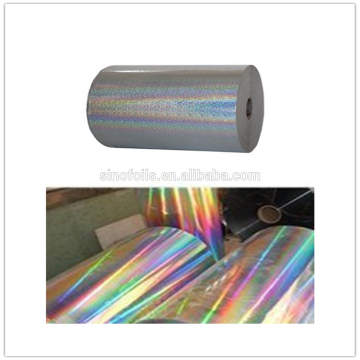 Holographic foil for PVC book cover