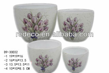 Decorative flower pots wholesale