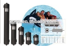 Cylindrical swimming pool heater