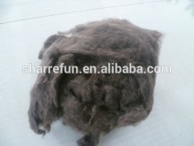 pure dehaired yak wool dark brown 19.0mic 26mm