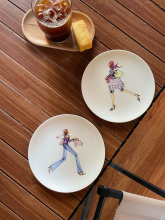 Creative personality plate, English dessert plate