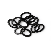 Black Agate Ring shape annulus gemstone