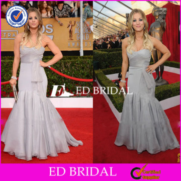 NS418 Sweetheart Neckline Mermaid Style Grey Color Celebrity Inspired Dresses