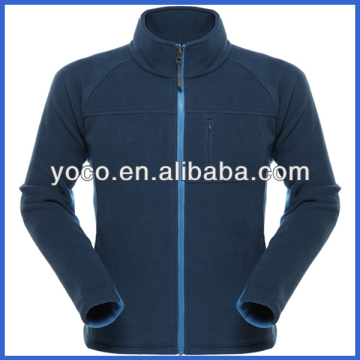 Polyester polar fleece jacket men anti pilling