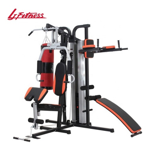 Single one multi station gym home fitness equipment