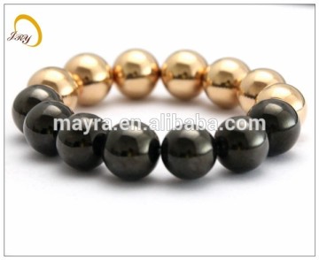 2016 New Arrival Fashion stainless steel Bead Bracelet Charm opal Bead Bracelet Personality European Bead Bracelet