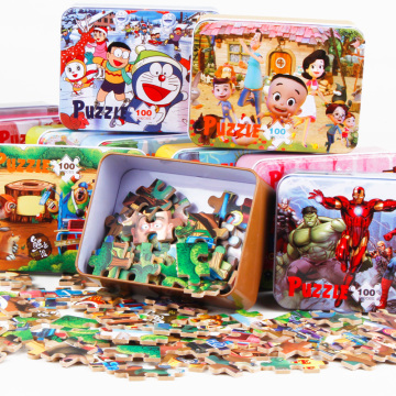 puzzle tin box custom