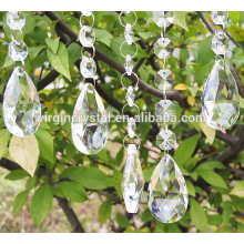 Clear crystal acrylic wedding tree centerpiece bead chains decoration with pendants