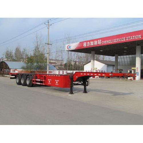 15m Tri-axle 20ft-40ft Container Transport Semi-trailer