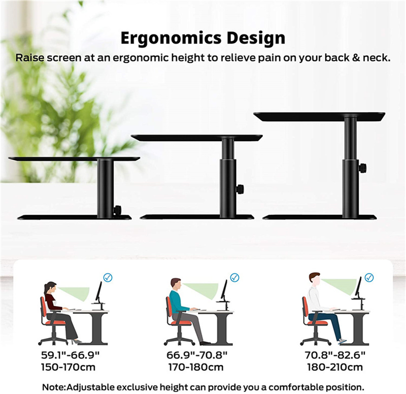 Ergonomic Design Monitor Computer Stand Riser