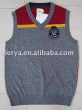 men's sleeveless vest sweater with logo