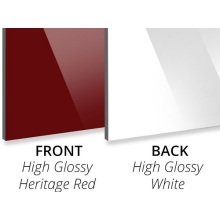 Aluminum Composite Panel Gloss Heritage Red PE Core