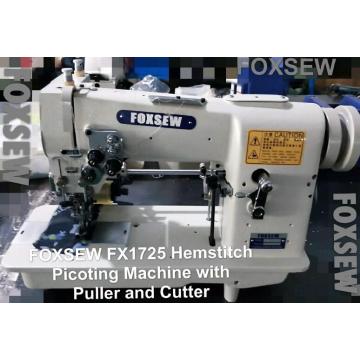 Hemstitch Sewing Machine with Puller and Cutter