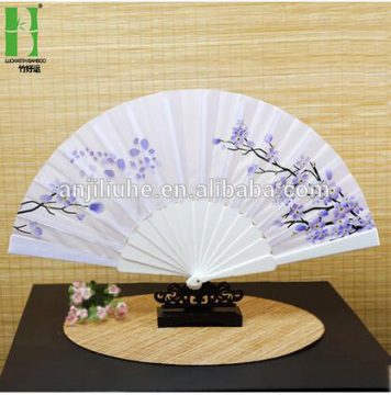Plastic folding hand held fan for celebrations