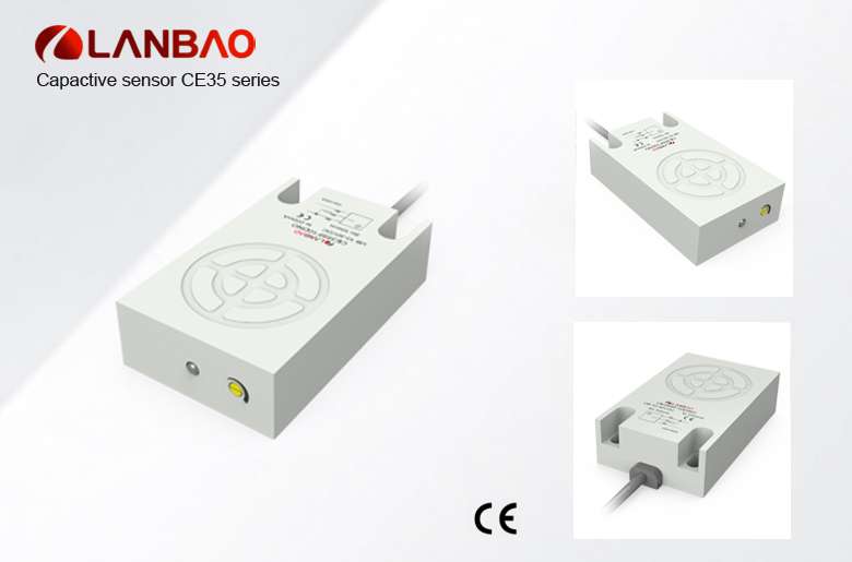 Lanbao rectangular plastic non-flush capacitive proximity sensor switch PNP NO(CE35SN15DPO)