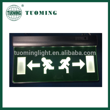 85-265V NI-CD batttery luminous LED acrylic fire exit safety signs