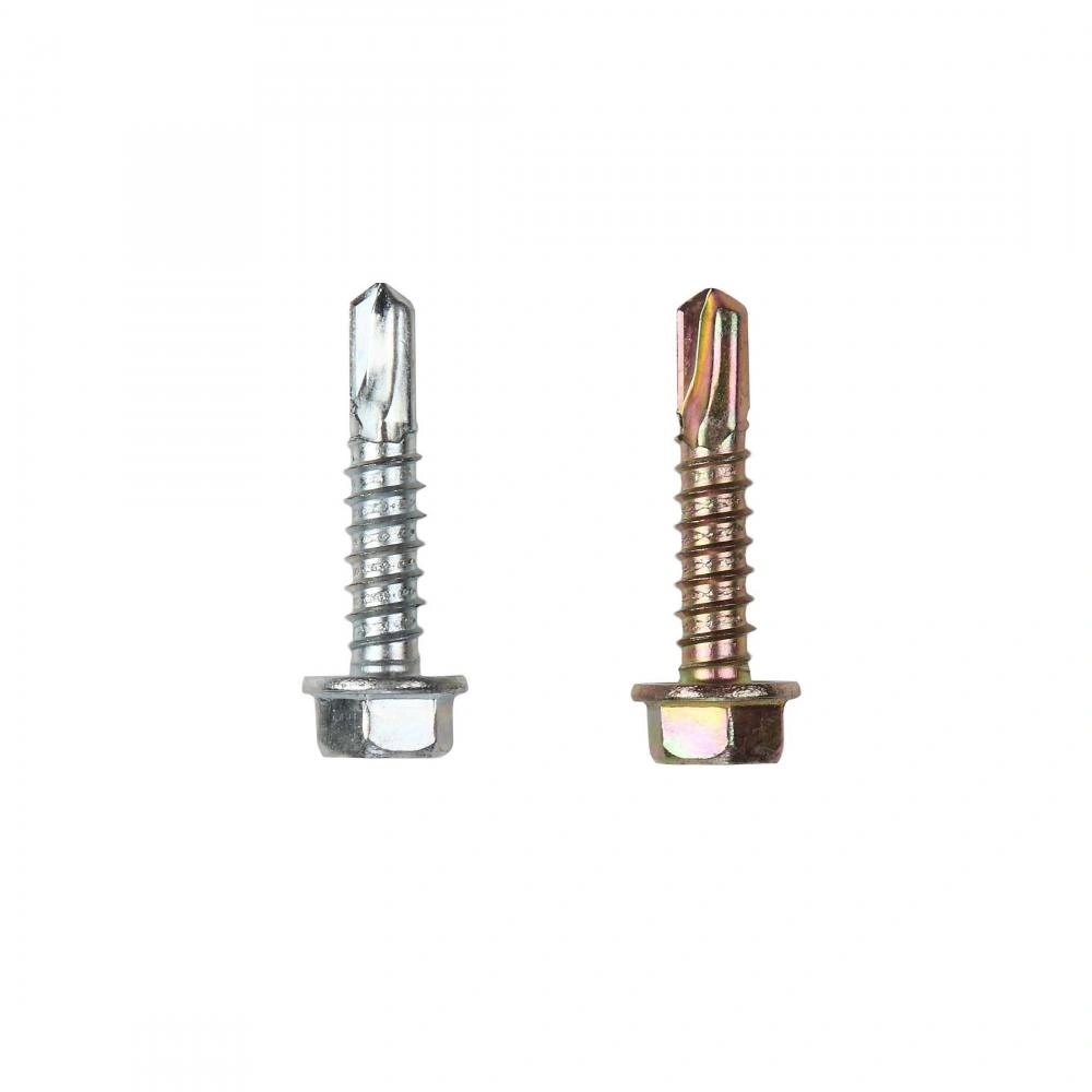 Hex Head Steel & Rubber Washer Self Drilling Screw
