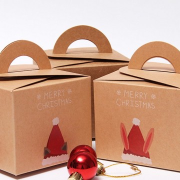 Custom Cheap Recycle Christmas Gift Package Box