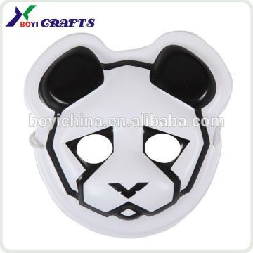 panda blank white mask for kids