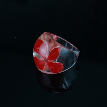 Botanical Jewelry Real WildFlower Nature Flower Resin Rings