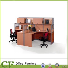 Office Solution Modular Modern 2 Person Office Cubicle System with Thick Partition