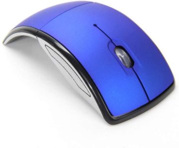 2.4G USB Wireless Arc Mouse - Mini Foldable Gaming Mouse for Laptop, Notebook, Desktop