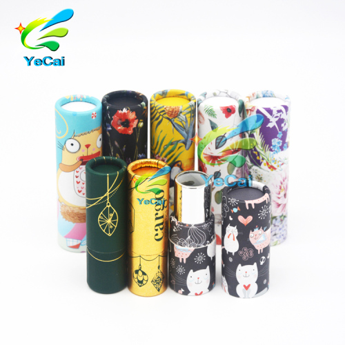 Fashion high quality cardboard lip balm containers , lip balm eco friendly packaging