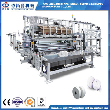 High capacity paper reel and paper pattern cutting machine