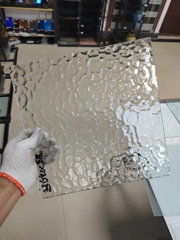 Hot selling 5mm oceanic pattern glass