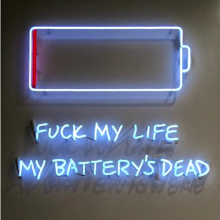 led neon signs letter words