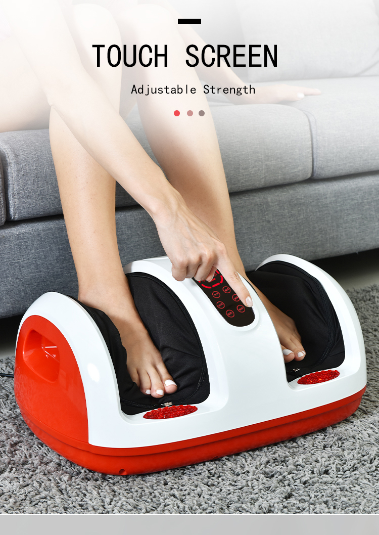 Deep Kneading Heating Massage air compression Foot Massager Shiatsu