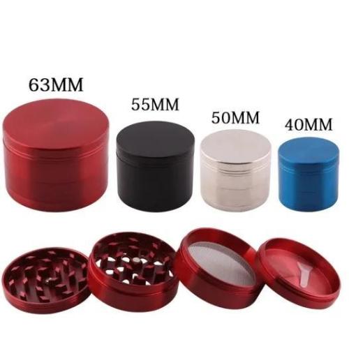 Измельчители Herb Spice Crusher Metal Grinder 4 части