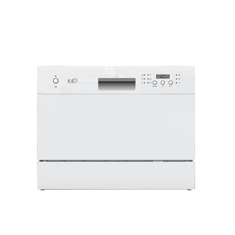Household Countertop 6 Sets Noiseless Energy Saving Dishwasher