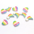 Popular Shooting Star Heart Striped Cabochon Resin Bead For Craft Decoration Or Kids Toy DIY Ornaments Bead Charms